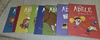 Lots de 8 livres mortelle adele