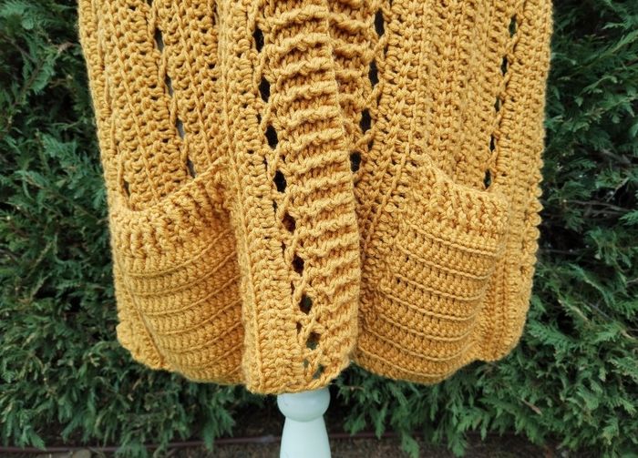 Écharpe Étole avec des Poches - photo numéro 3