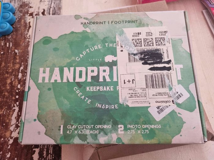 Kit d'empreinte + cadre photo