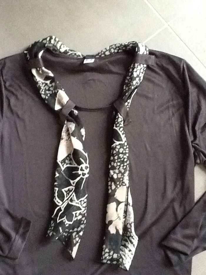 Chemisier vintage col cravatte