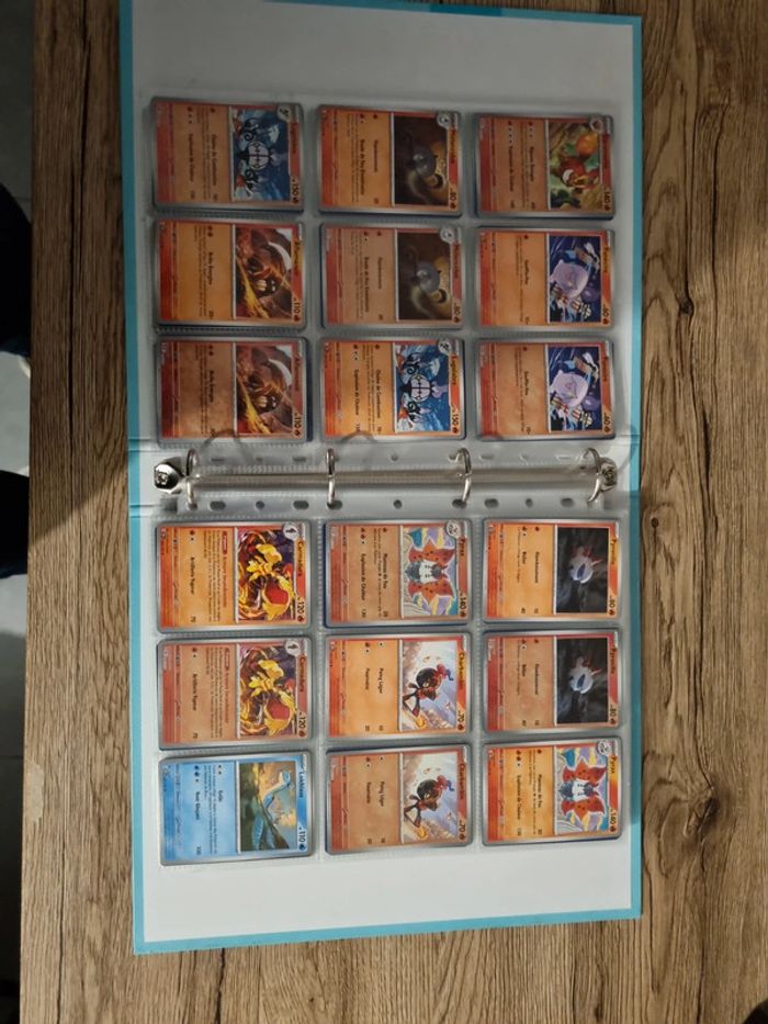 Carte pokémon ev3 flammes obsidiennes commune reverse et holo - photo numéro 5