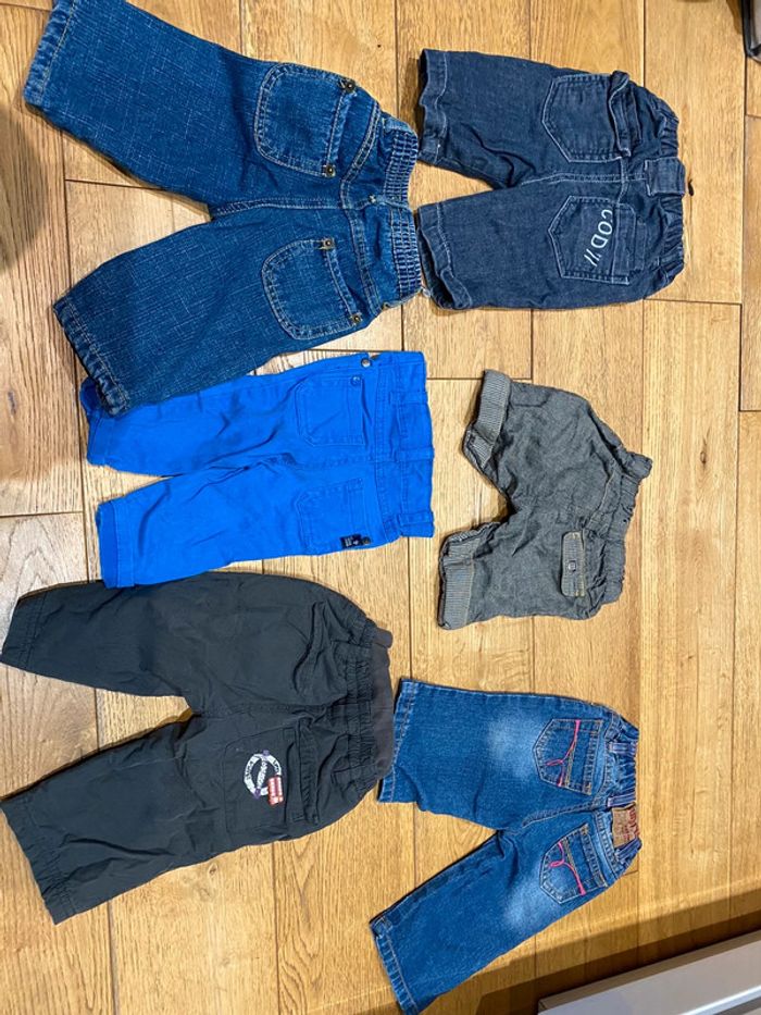 Lot de 5 pantalons 3 mois - photo numéro 2