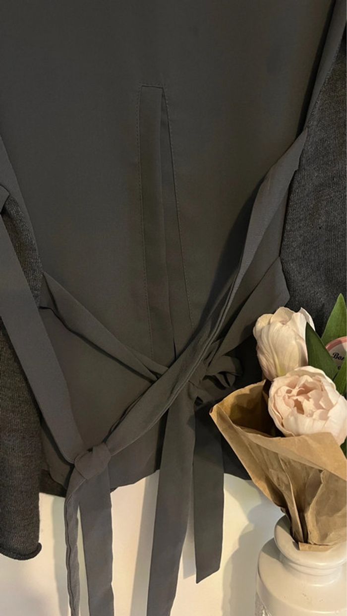 Pull gris bi-matière 🤍🤍 - photo numéro 11