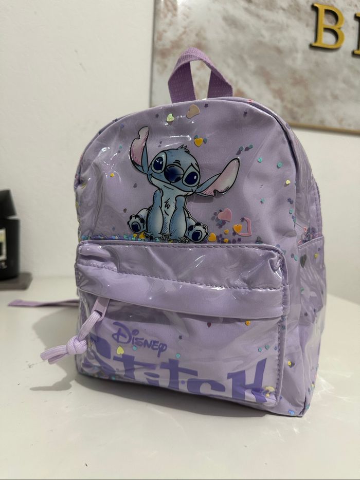 Sac à dos maternelle stitch Lila
