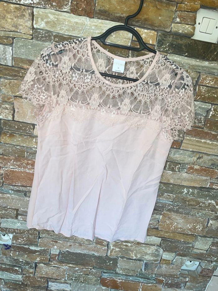 T shirt dentelle