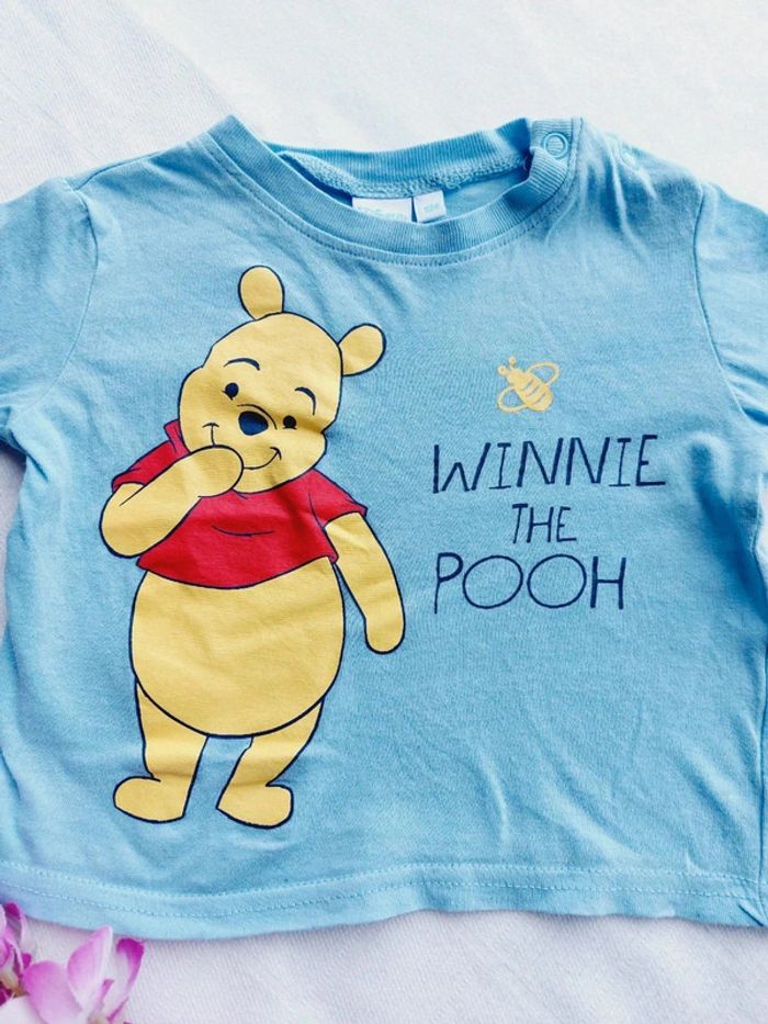 Tee-shirts manches longues Winnie Disney Baby 9 mois - photo numéro 3