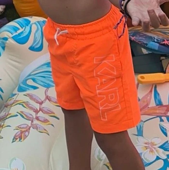 Surfer Karl Lagarfeld fluo 4 ans - photo numéro 3