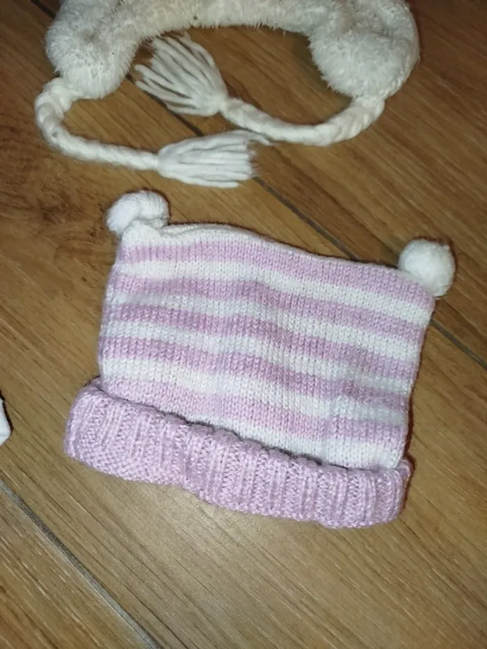 Lot de 4 bonnets bébé fille - photo numéro 5