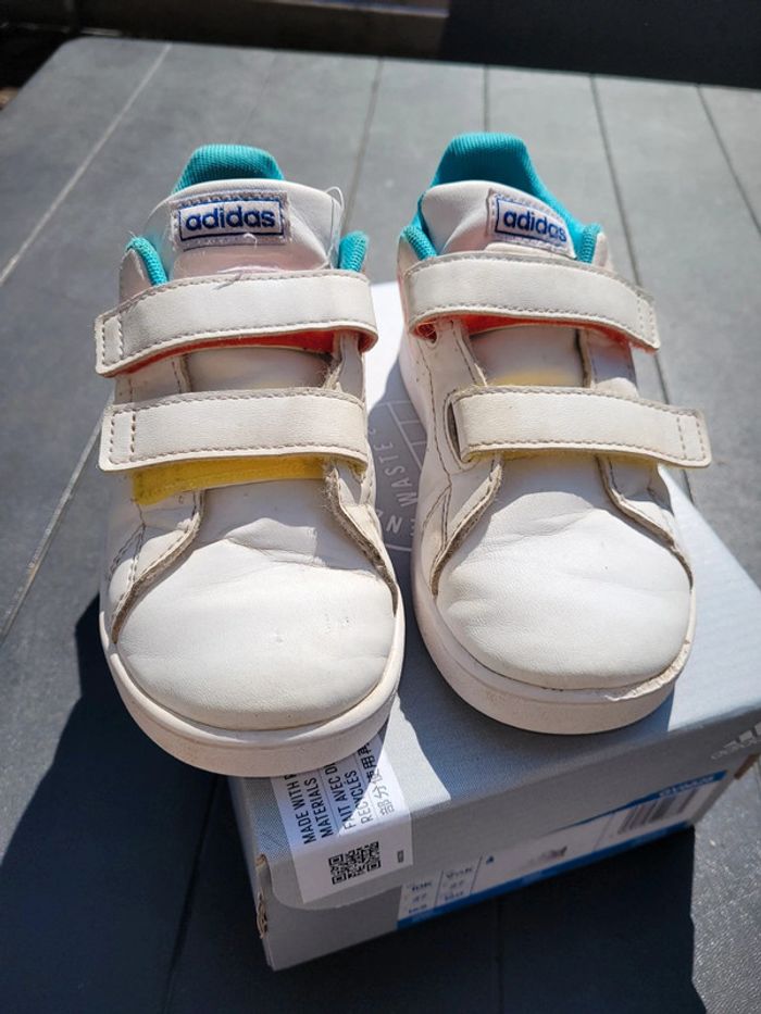 Adidas advantage arc en ciel taille 27 - photo numéro 2