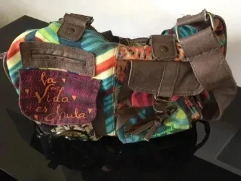 👜 Sac Desigual multicolore – Bandoulière – Bon état