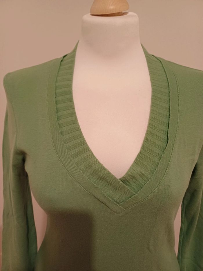 Pull léger vert clair Xanaka taille S 36 - photo numéro 3