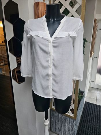 MNG chemisier blanc légé taille XS