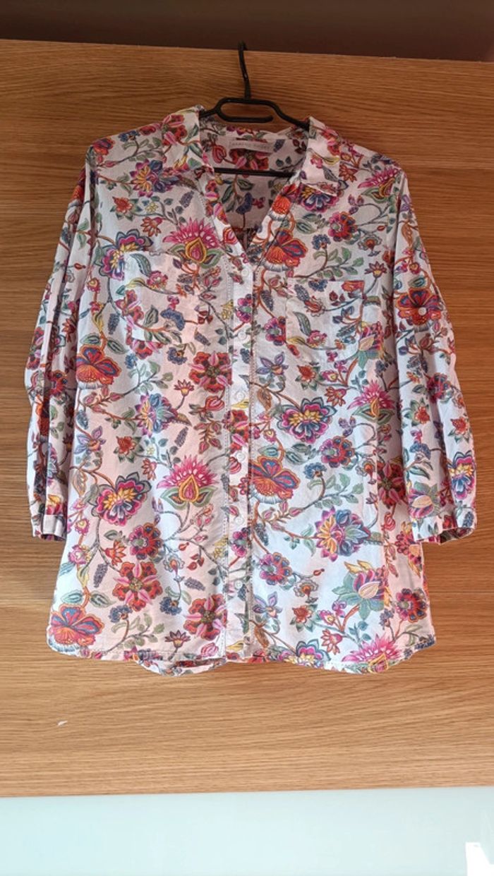 Chemisier fleuri Armand Thiery taille 3 - 40