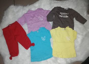 Lot tee shirt et legging 