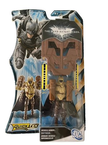 Figurine Dc Comics Batman The Dark Knight Rises Quick Tek Armure missile Mattel neuf