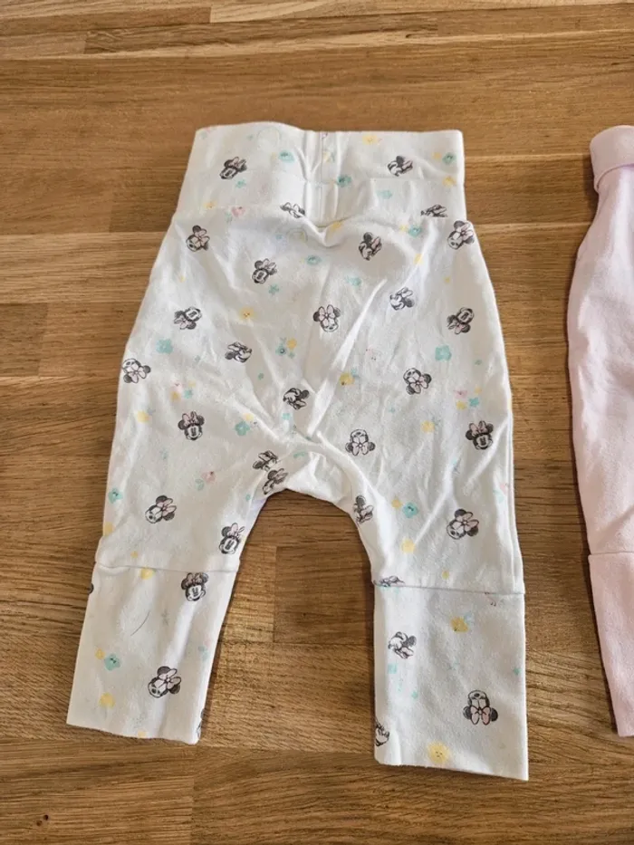 Lot de 2 leggings 0 1 mois - photo numéro 8