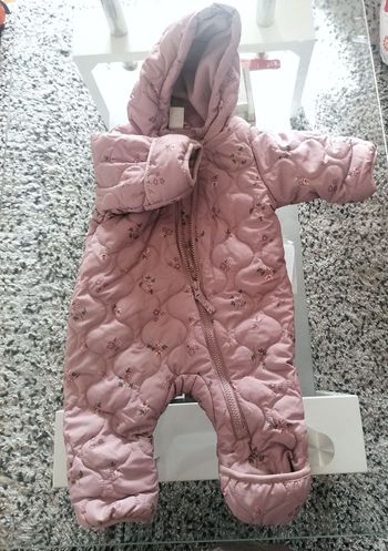 Combinaison matelassée fleuri