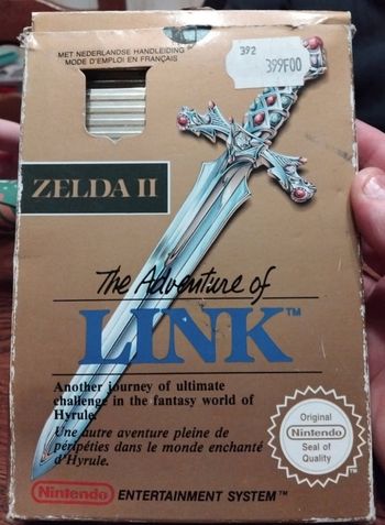 Jeu NES THE ADVENTURE OF LINK
