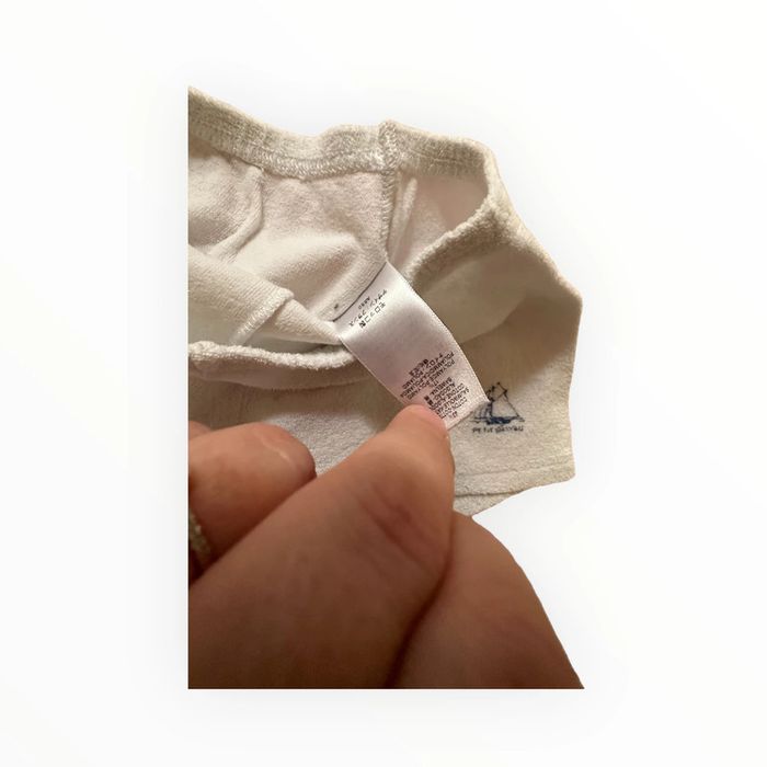 Short éponge blanc Petit Bateau 12 mois TBE (5,22€) - photo numéro 4
