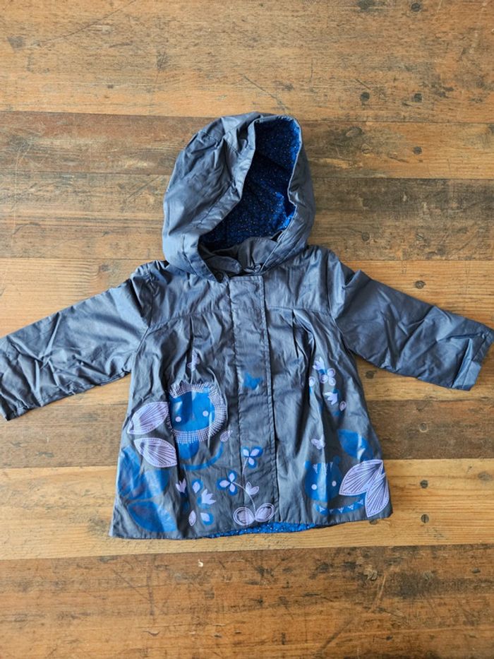 Jolie imperméable veste mi saison bébé fille 18 mois