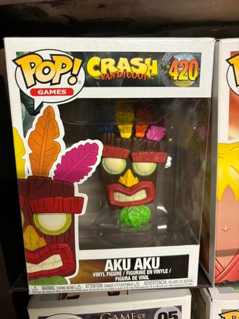 Funko Pop Crash Bandicoot : Aku Aku #420