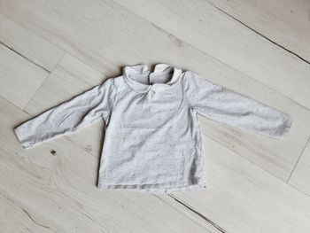 Vêtement bébé fille tee-shirt manches longues Obaïbi gris 23 mois 2 ans