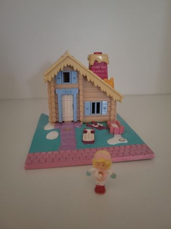 🧸 Polly Pocket vintage Ski Lodge  de 1993 🧸