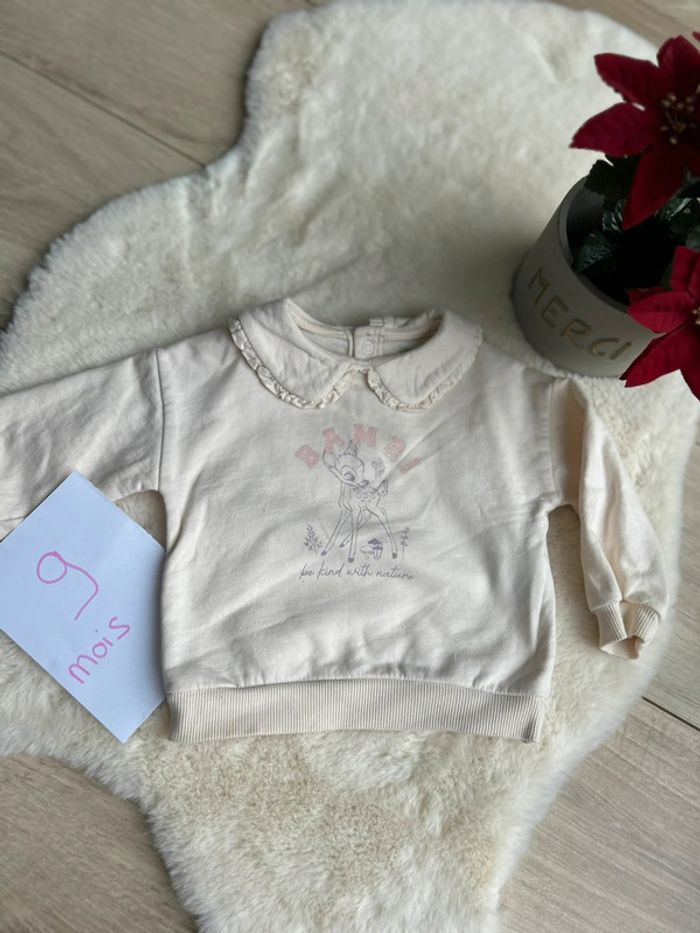 Pull bambi ~ 9 mois