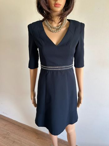 Robe bleue marine à manches courtes Morgan taille 34 jamais portée