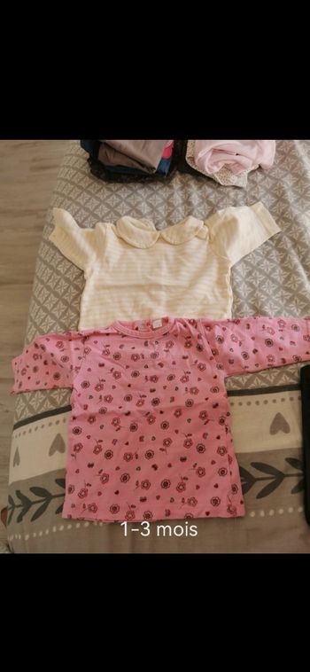 Tee shirt manche longue bébé fille