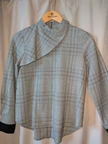 Blouse zara à carreaux