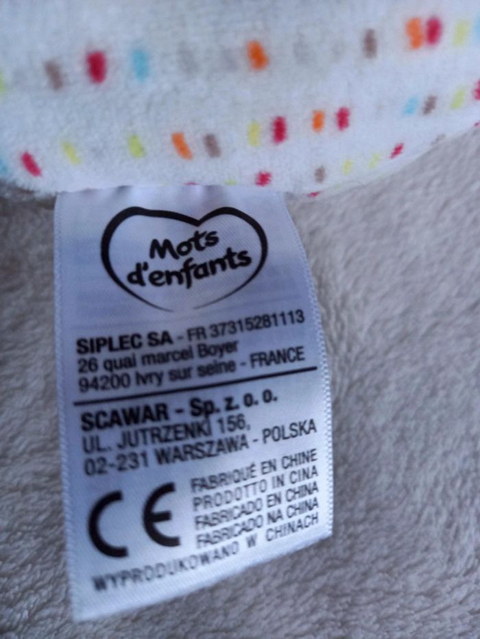 Peluche range pyjama. Mots d'enfants - photo numéro 6