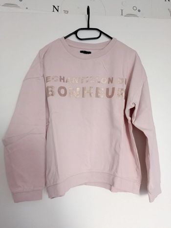 Sweat femme avec inscription