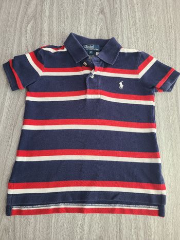 Polo Ralph Lauren 2 ans 2T rayé bleu rouge enfant garçon