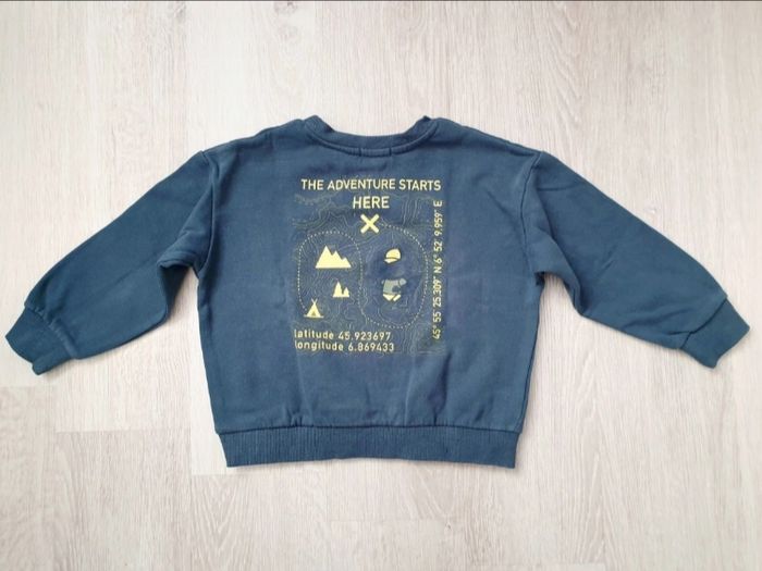 Sweat bleu pétrole - Vertbaudet