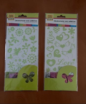 Lot de 2 décalcomanies