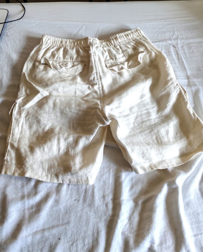 Short en lin homme taille m - photo numéro 2