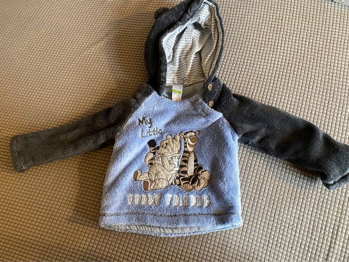 Pull capuche sweat bébé unisexe garçon ou fille 12 mois