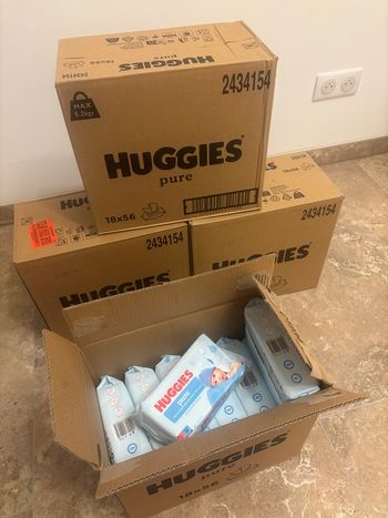 Lot de 18 lingettes Huggies