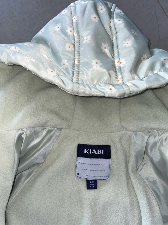 Doudoune verte fleuri 6 mois - photo numéro 6