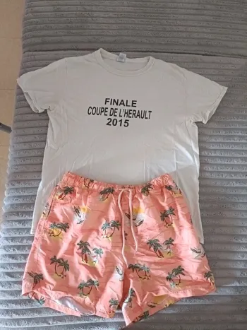 T-shirt et short taille L