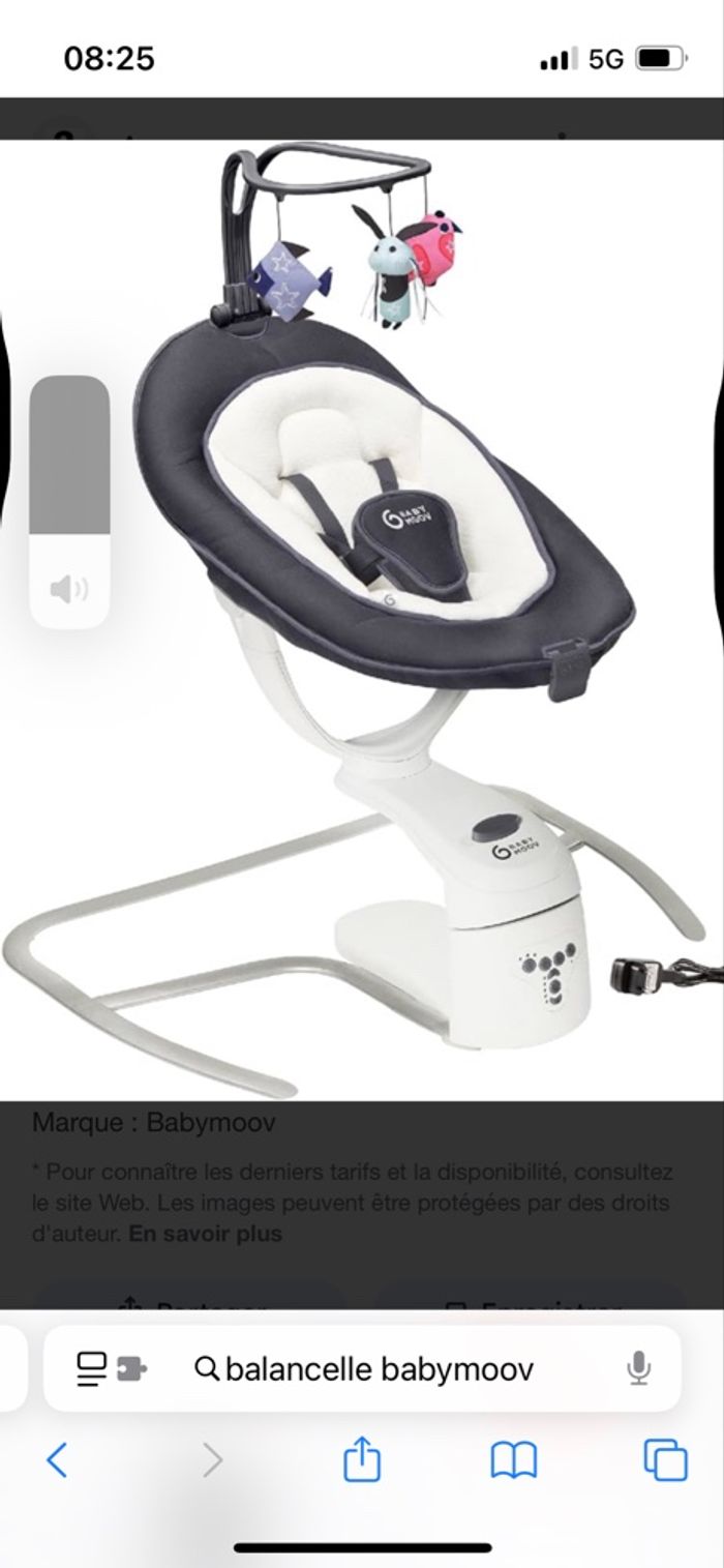 Balancelle baby moov