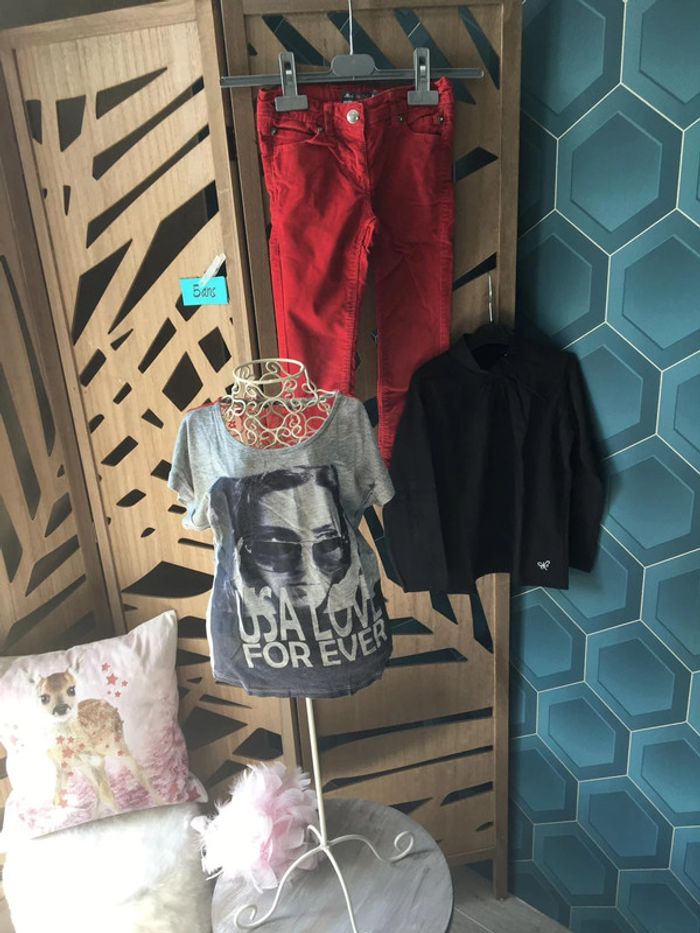 Ensemble 3 pièces fille 5 ans