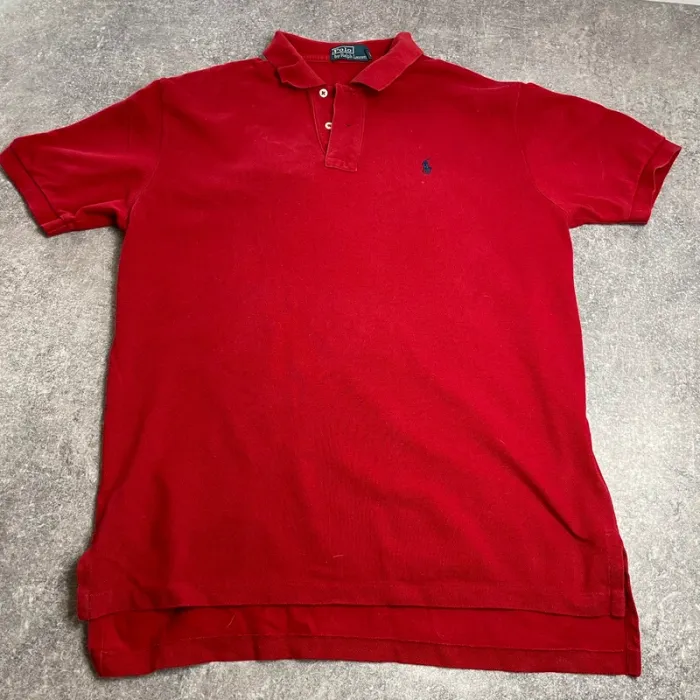 Polo Ralph Lauren Rouge Homme Taille L 🔥 Classique indémodable style preppy - photo numéro 2