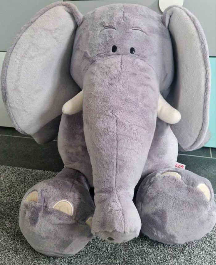 Peluche Éléphant Nici 50 cm assis