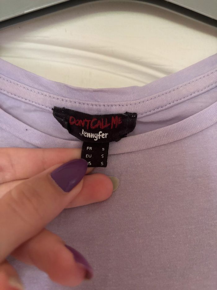 Top violet • Jennyfer • Taille S - photo numéro 3