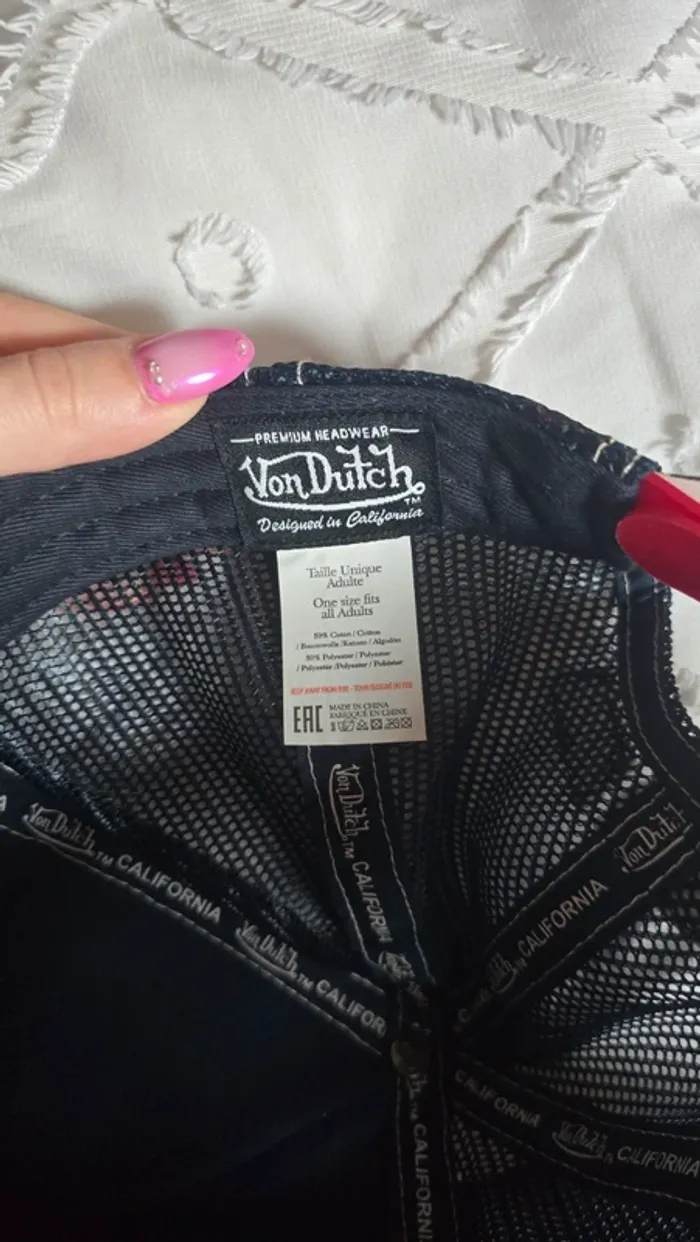 Casquette Von Dutch - photo numéro 3