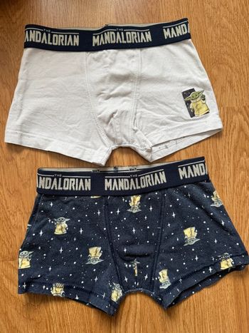 Lot 2 boxers the mandalorian 4-5 ans