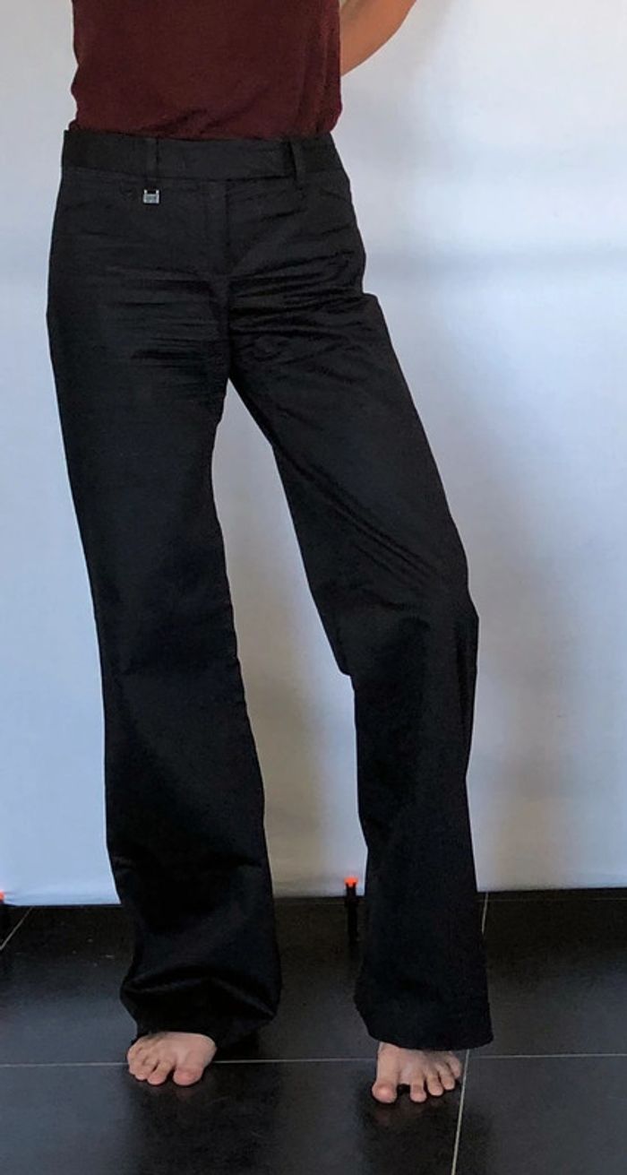 Pantalon noir bcbgmaxazria taille 36 comme neuf - photo numéro 2