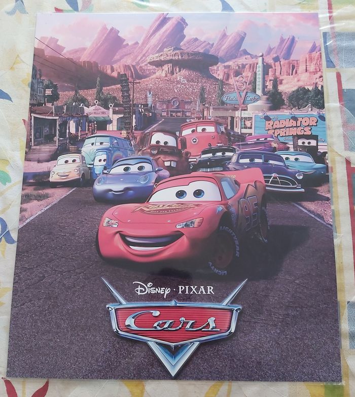 Poster plastifié CARS